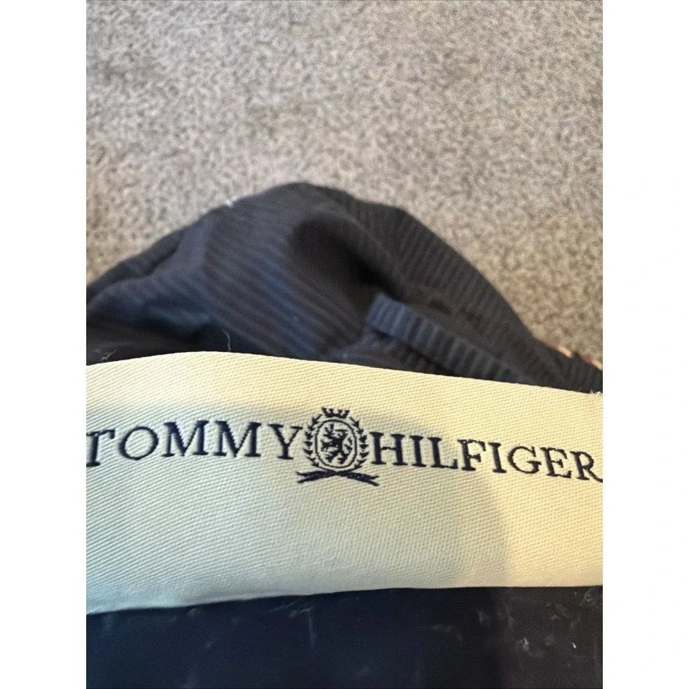 Set Of 2 Vtg Tommy Hilfiger Oversized Shams Navy Rose Floral 38